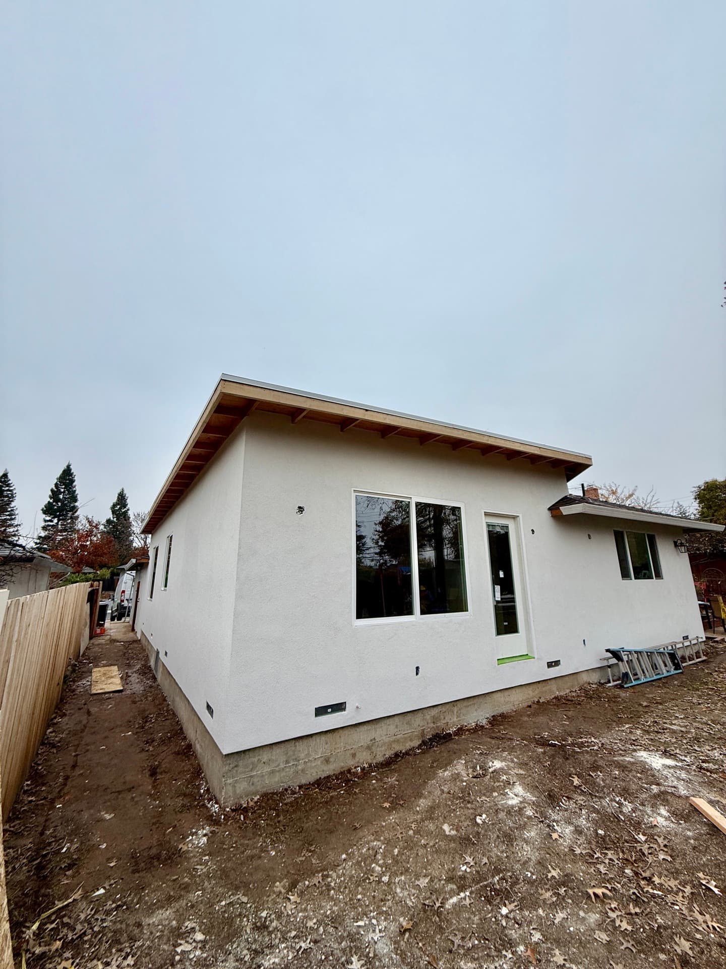 Interior finishes inside a completed Davis attached ADU near UC Davis.