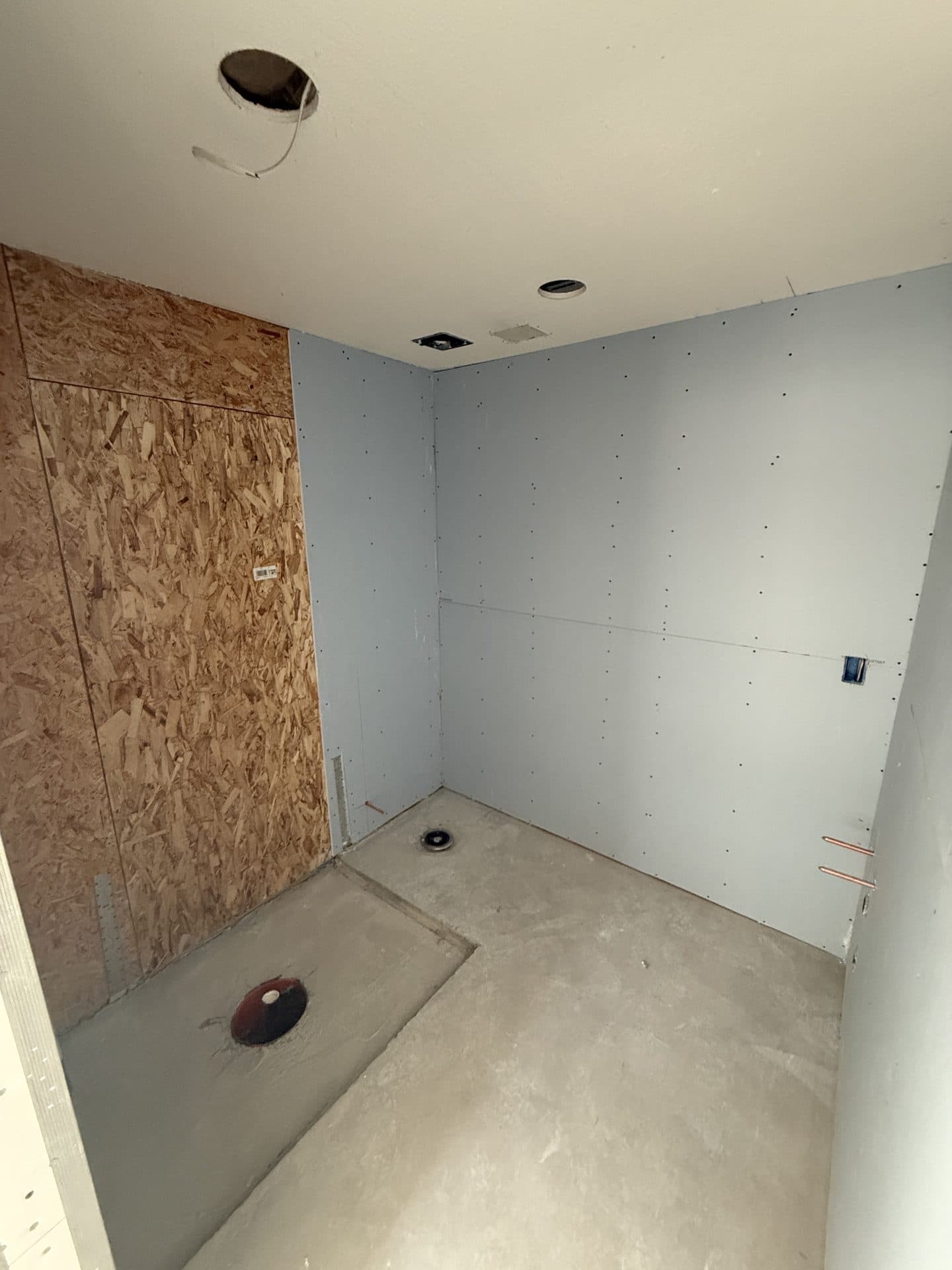 Attached ADU interior with kitchen and living area
